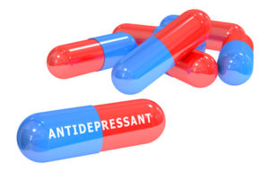 54164089 - antidepressant pills 3d rendering isolated on white background